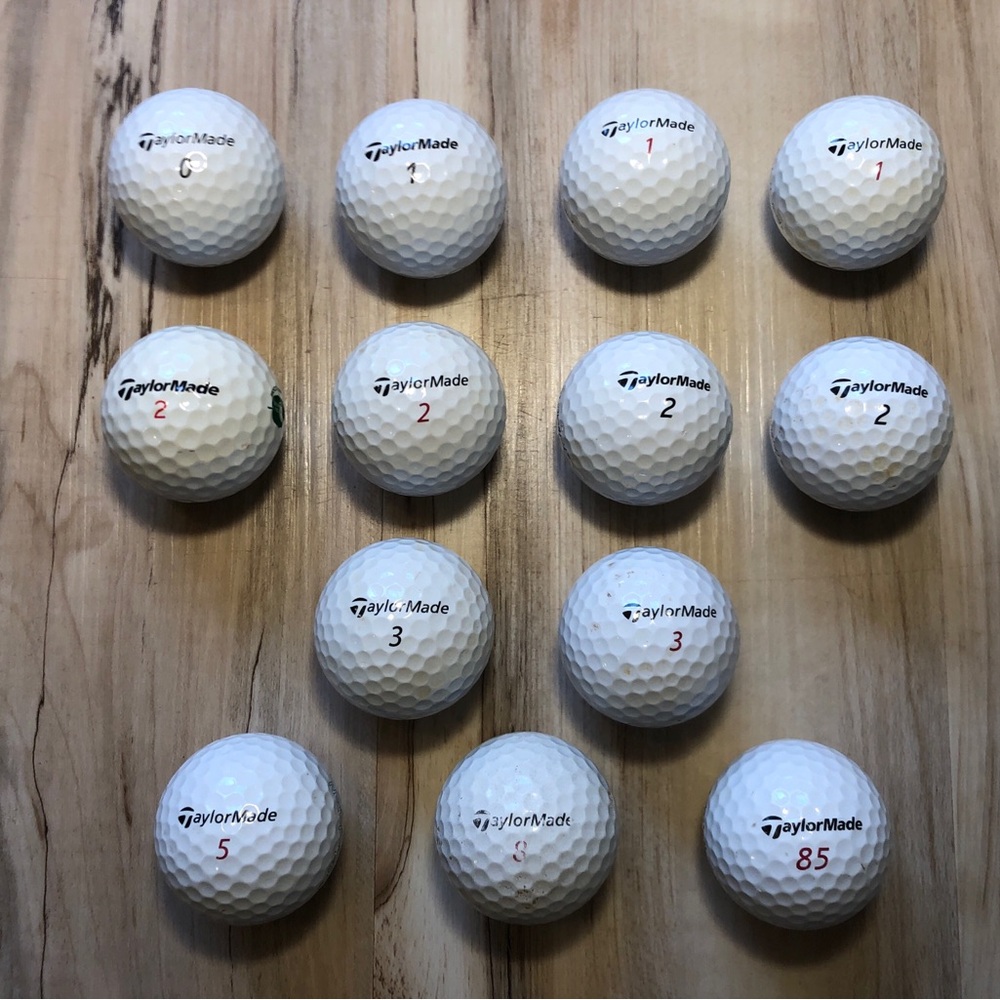 13 TaylorMade Penta TP TP3 TP5 Golf Balls Tour Preferred LDP Mixed Used